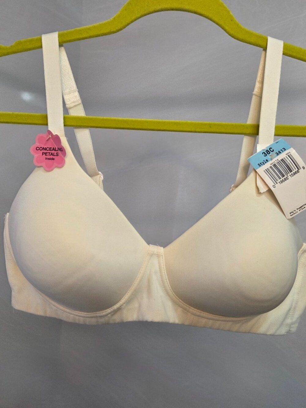 Discontinued Bali Style #3413 Concealers Wirefree Bra Size 38C, NWT